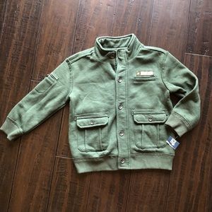 NWT GENUINE OSHGOSH boys sweatshirt cardigan